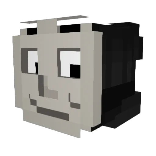 solarcat24 Minecraft avatar head, 3D render