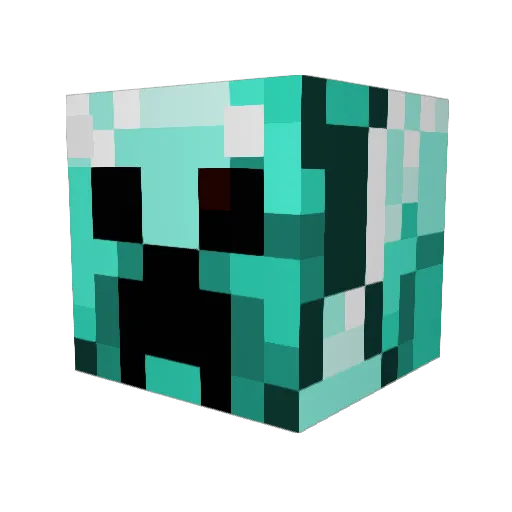 solariangod Minecraft avatar head, 3D render