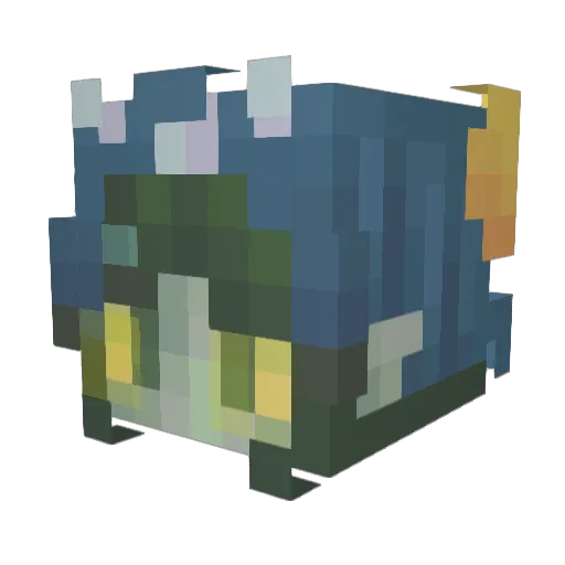 solbiscuitt Minecraft avatar head, 3D render