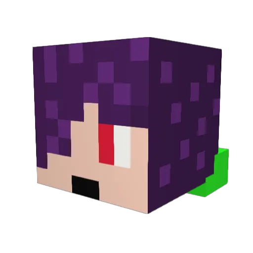 sold2000 Minecraft avatar head, 3D render