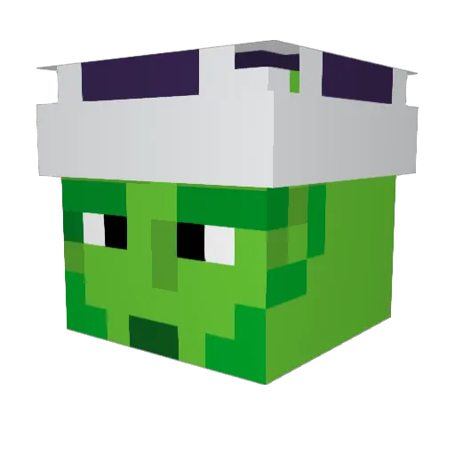 solderhead Minecraft avatar head, 3D render