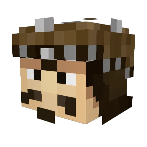 soldier0909 Minecraft avatar head, 3D render