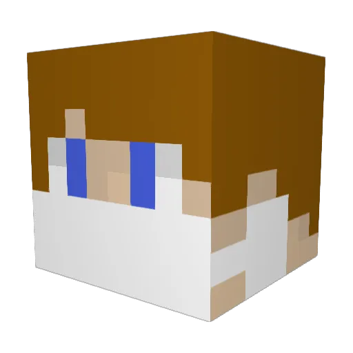 soldmarrow Minecraft avatar head, 3D render