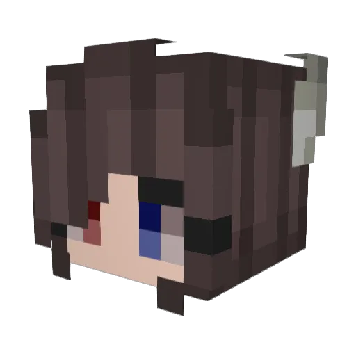 sole_shadow Minecraft avatar head, 3D render