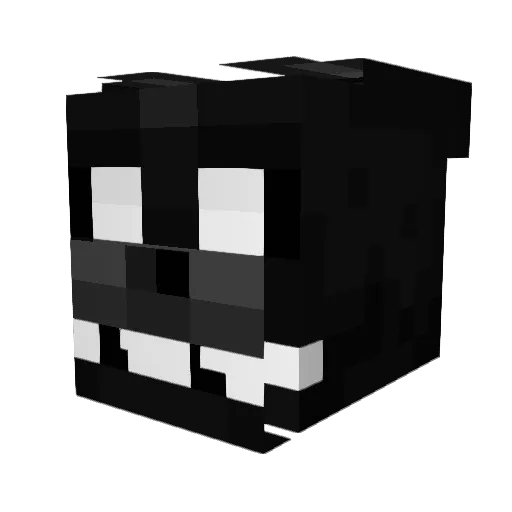 soledpog Minecraft avatar head, 3D render