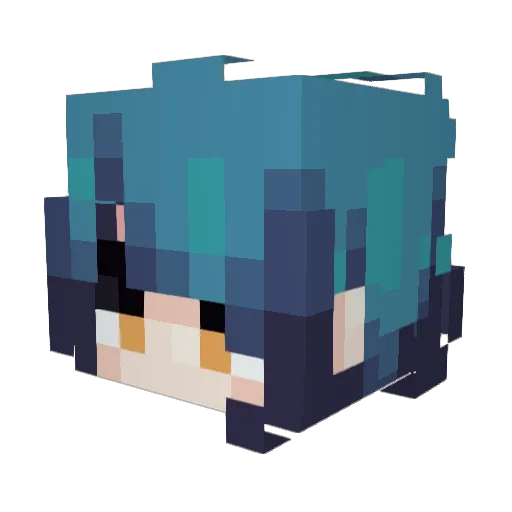 soleui Minecraft avatar head, 3D render