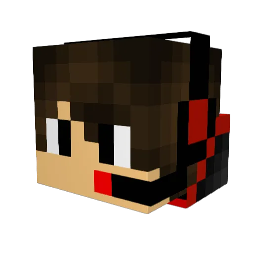 solidsnake48 Minecraft avatar head, 3D render