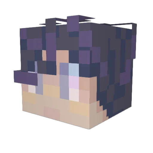 solixr Minecraft avatar head, 3D render