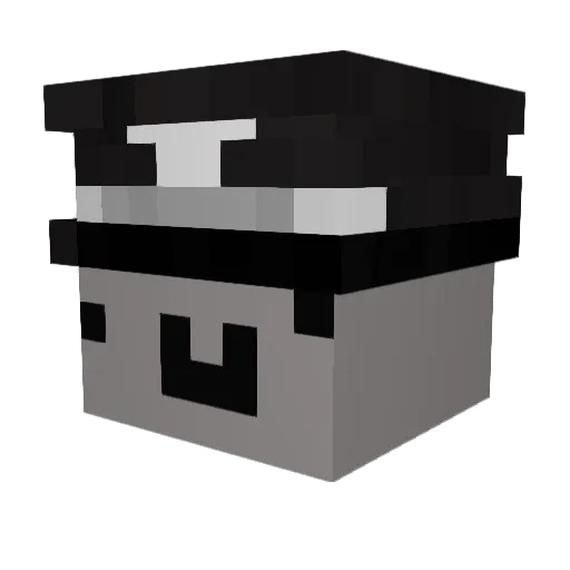 solliat Minecraft avatar head, 3D render
