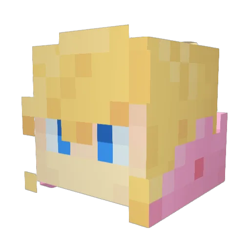 sololotl Minecraft avatar head, 3D render