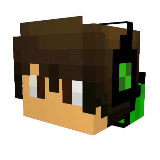 solom831 Minecraft avatar head, 3D render
