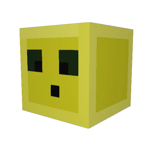 solomon_rose Minecraft avatar head, 3D render