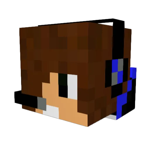 solomoney3 Minecraft avatar head, 3D render
