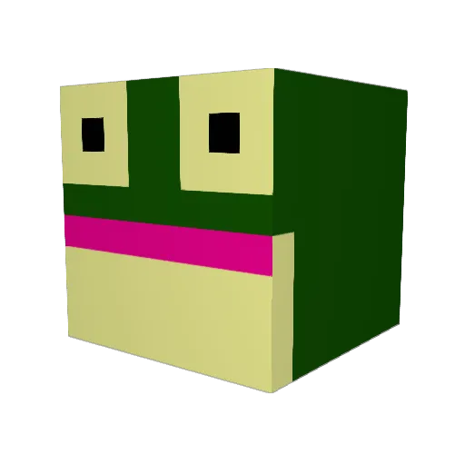 solomont0ad Minecraft avatar head, 3D render