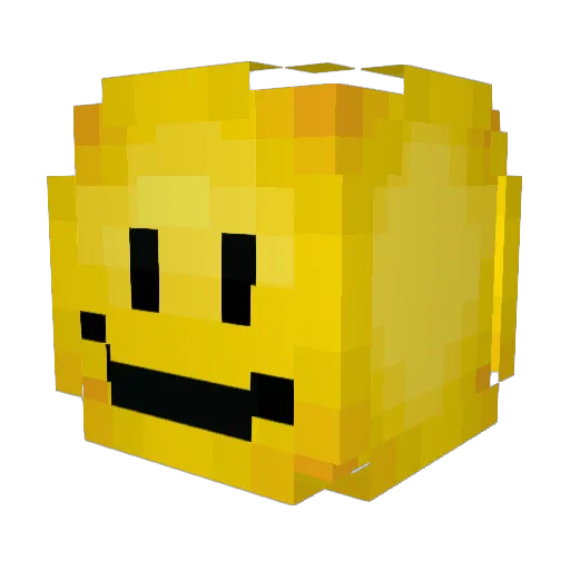 solomony Minecraft avatar head, 3D render