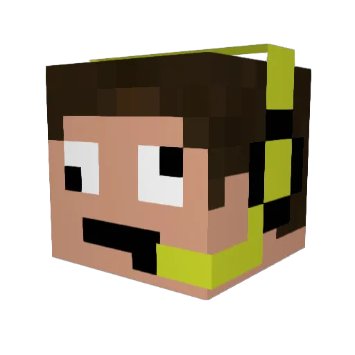 solorex10 Minecraft avatar head, 3D render