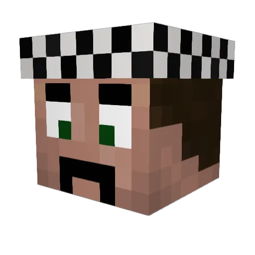 solotov11 Minecraft avatar head, 3D render