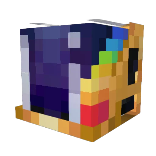 soluckysol Minecraft avatar head, 3D render
