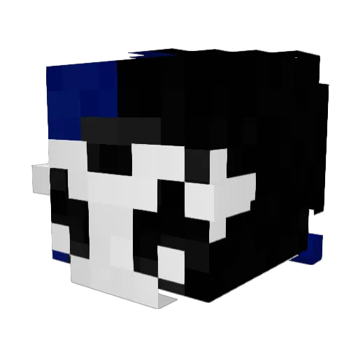 solvixtf Minecraft avatar head, 3D render