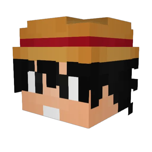 som1230 Minecraft avatar head, 3D render