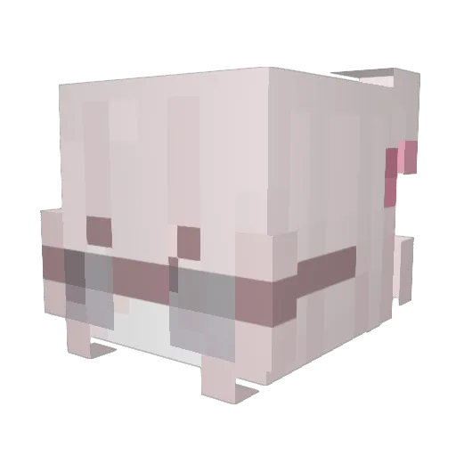 somabe Minecraft avatar head, 3D render