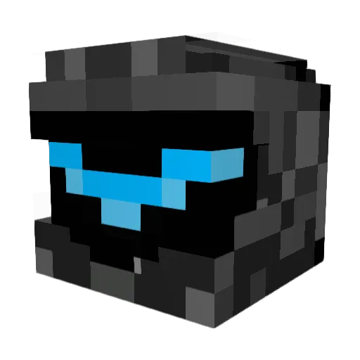 sombraazul95 Minecraft avatar head, 3D render