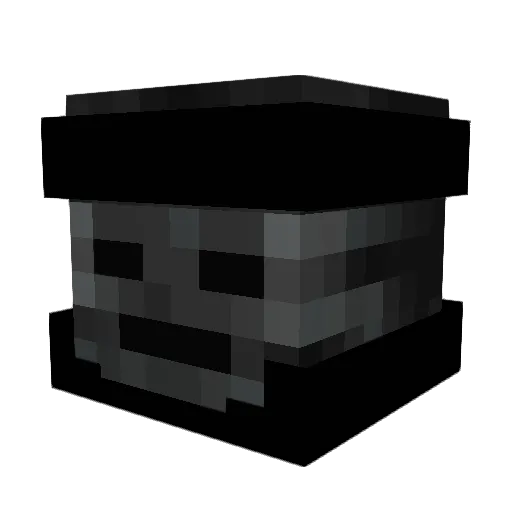 sombrapr Minecraft avatar head, 3D render