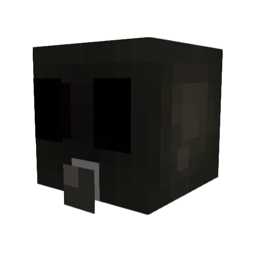 someBananas Minecraft avatar head, 3D render