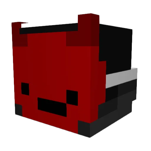 somebudEE Minecraft avatar head, 3D render
