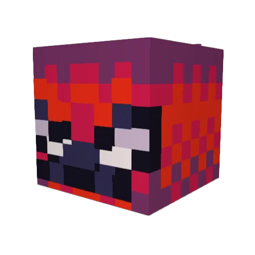 somecallmejake Minecraft avatar head, 3D render
