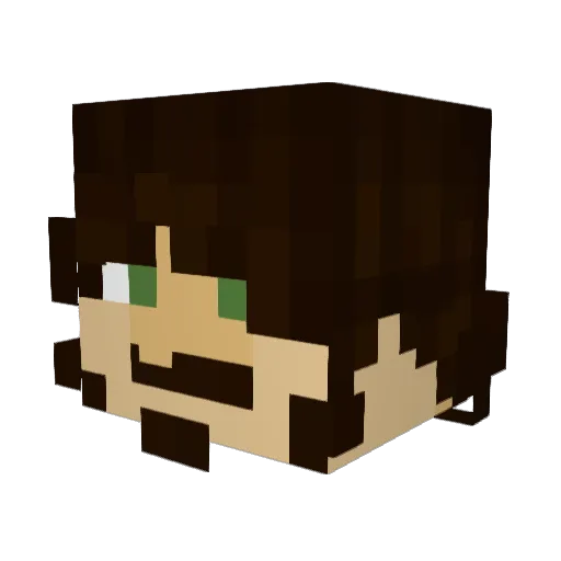 someguynamedguy Minecraft avatar head, 3D render