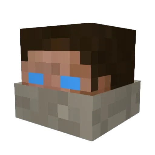 someguyonhere Minecraft avatar head, 3D render
