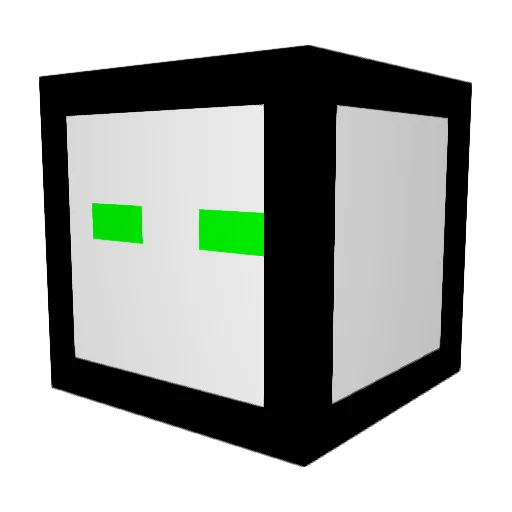 somehacker Minecraft avatar head, 3D render