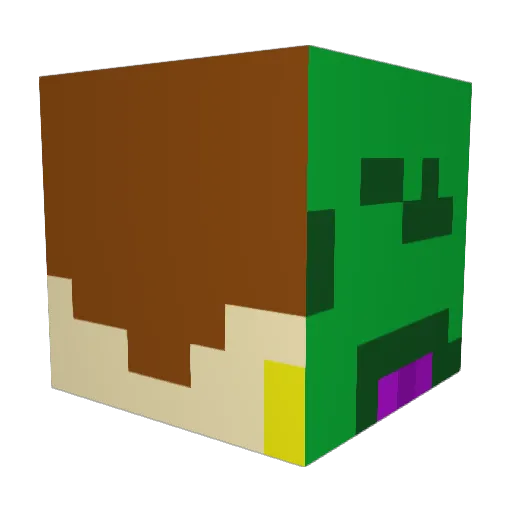 someone7777 Minecraft avatar head, 3D render