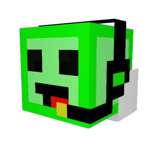 someone_m Minecraft avatar head, 3D render