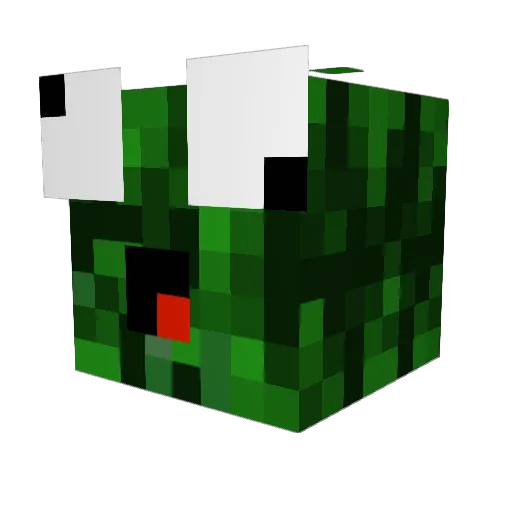 somethinghurt Minecraft avatar head, 3D render