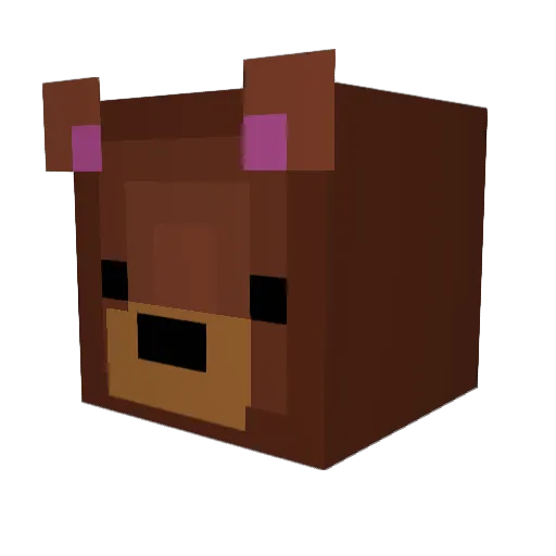 somethingstupid4 Minecraft avatar head, 3D render