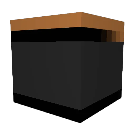 sometigncoulelse Minecraft avatar head, 3D render