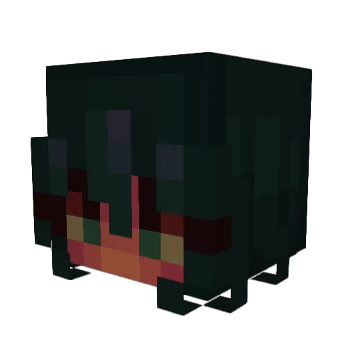 somewherecity Minecraft avatar head, 3D render