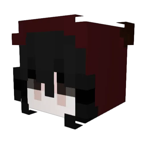 somi_0617 Minecraft avatar head, 3D render