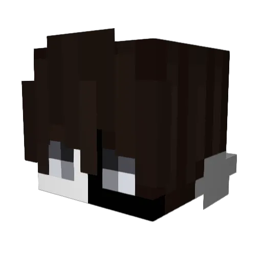 sompenders Minecraft avatar head, 3D render