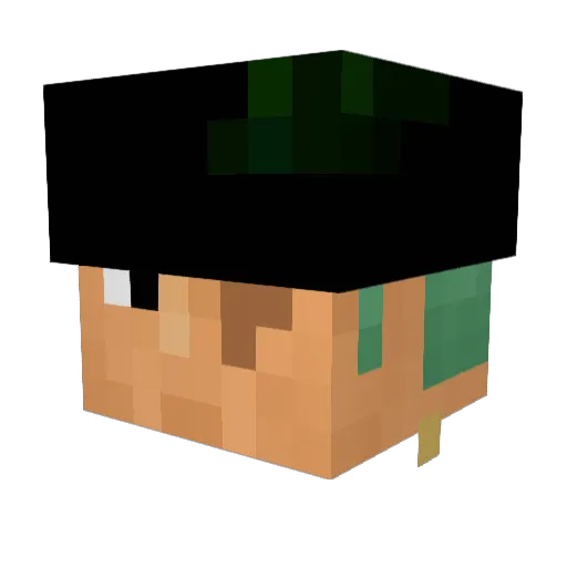 sompss Minecraft avatar head, 3D render