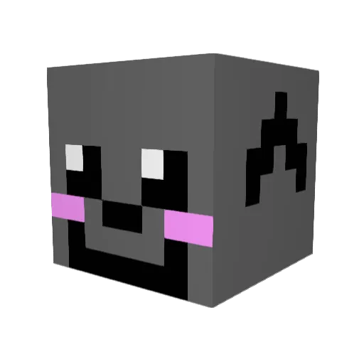 somuchbread Minecraft avatar head, 3D render