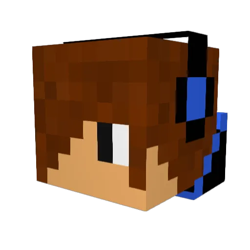 son1nel Minecraft avatar head, 3D render