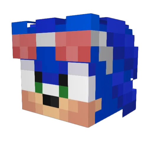 sonadowo Minecraft avatar head, 3D render