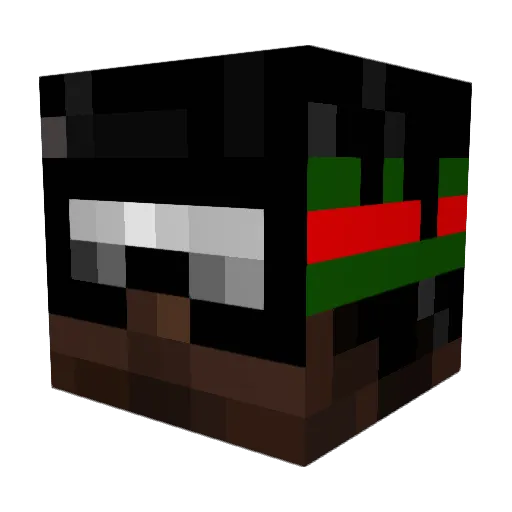 sonar87 Minecraft avatar head, 3D render