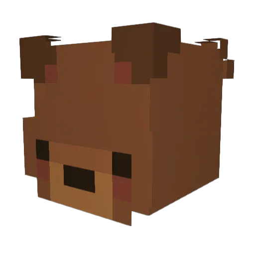 sonata_4u Minecraft avatar head, 3D render