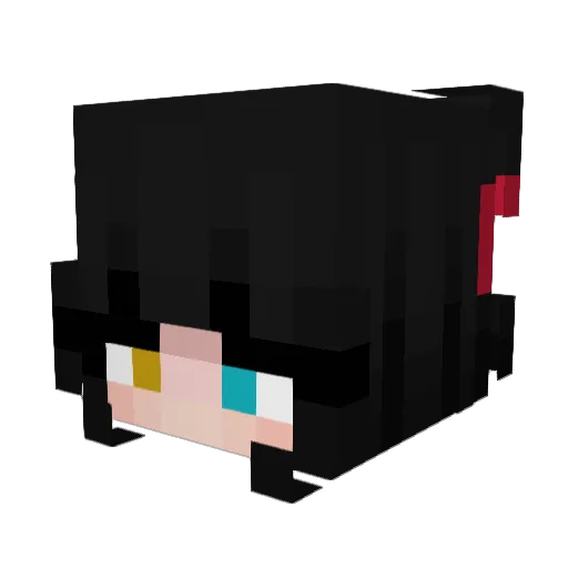 sonatavz Minecraft avatar head, 3D render