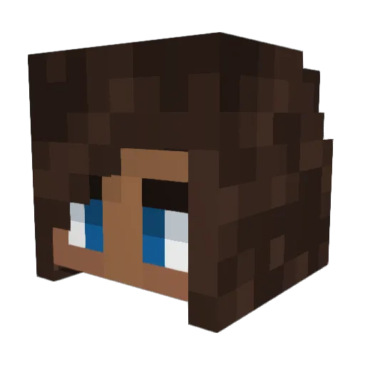 sondae Minecraft avatar head, 3D render