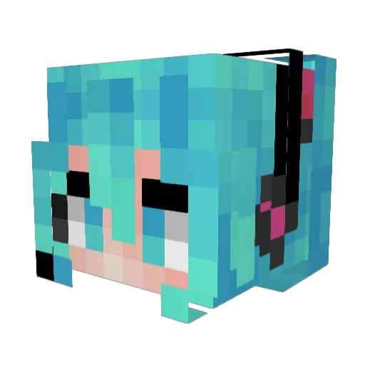 sonder29 Minecraft avatar head, 3D render